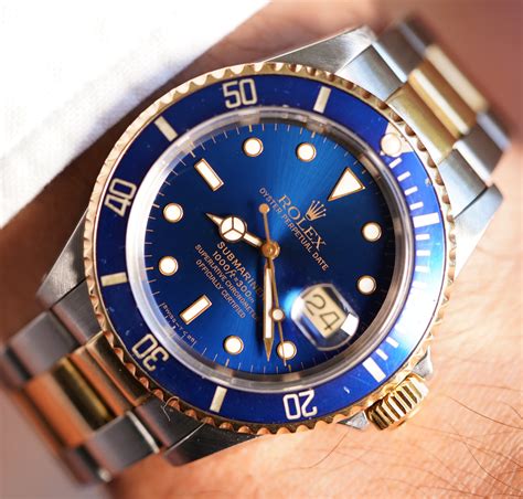 rolex bluesy 16613